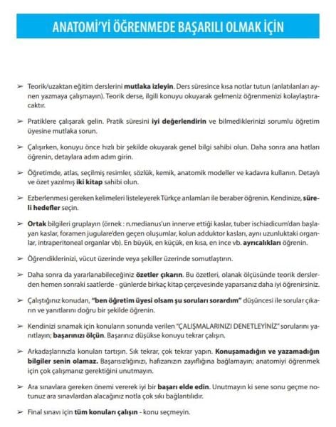 İnsan Anatomisi / Yıldırım ( 12. Baskı )