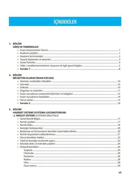 İnsan Anatomisi / Yıldırım ( 12. Baskı )