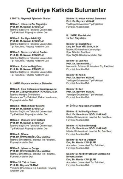 Lippincott Fizyoloji 2.Baskı