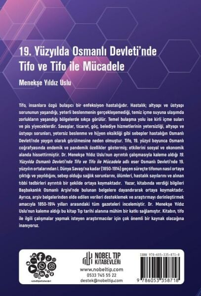 19. Yüzyılda Osmanlı Devletinde Tifo ve Tifo ile Mücadele