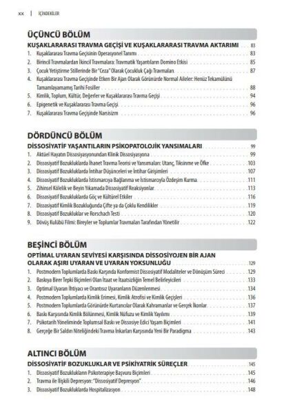 Travma ve Dissosiyasyon: Psikotravmatoloji Temel Kitabı 3. Baskı