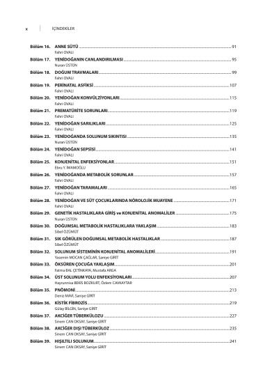Çocuk Sağlığı ve Hastalıkları