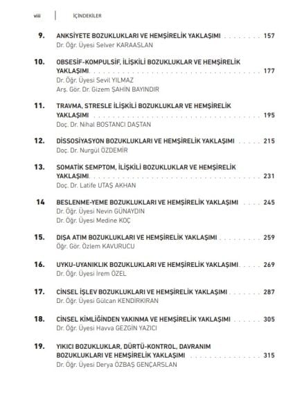 Ruh Sağlığı ve Hastalıkları Hemşireliği