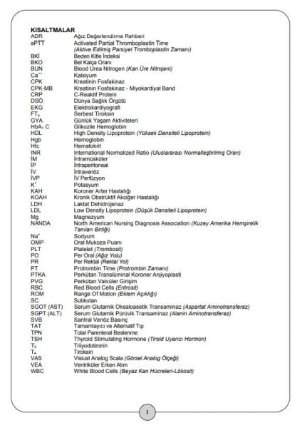 İç Hastalıkları Hemşireliği Uygulama Öğrenci Eğitim Modülü