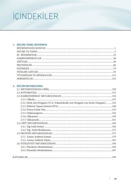 Sorularla Konu Anlatımlı Biyokimya Çalışma Kitabı