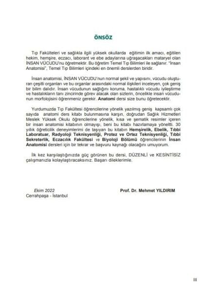Sağlık Yüksek Okulları için Resimli İnsan Anatomisi 11. Baskı