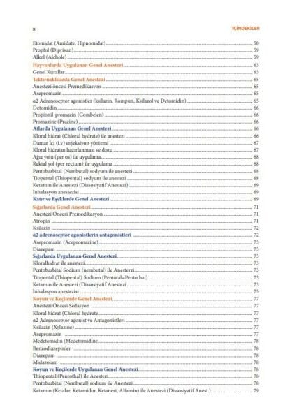 Veteriner Anestezi - ( 2.Baskı )
