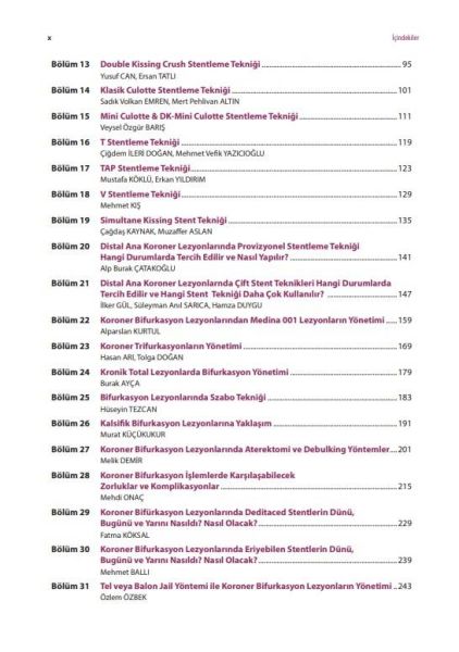 Koroner Bifurkasyon Lezyonları: Girişimsel Tedavi İpuçları ve Püf Noktaları