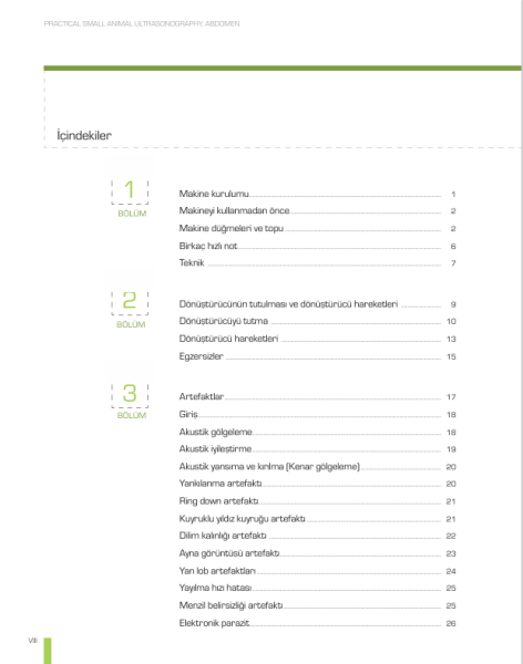 Uygulamalı Küçük Hayvan Ultrasonografisi: Abdomen (Video İçerikli)