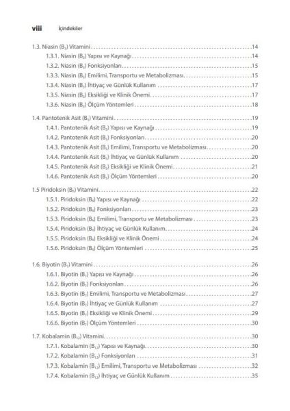 Vitamin Biyokimyasının Alfabesi