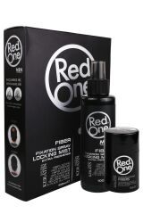 Red One Redone Men Hair Building Fiber Topic - Dark Brown 100 ml 12 gr