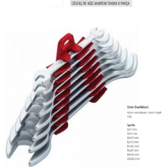 8 Lİ İZELTAŞ AÇIK AĞIZ ANAHTAR TAKIMI