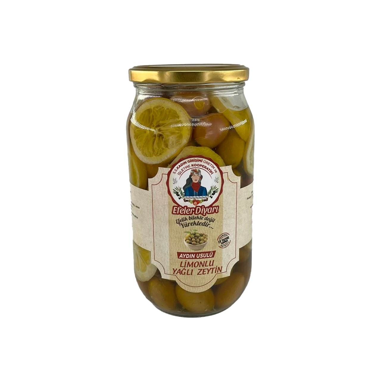 Efeler Diyarı Aydın Usulü Limonlu Yağlı Zeytin 900 Gr