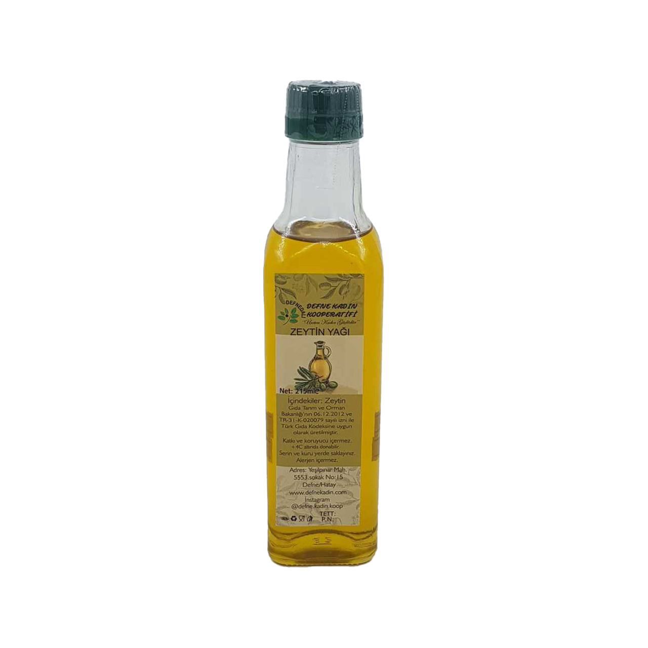 Defnedalı Zeytinyağı 215 Ml