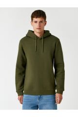 Basic Sweatshirt Kapüşonlu