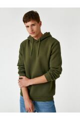 Basic Sweatshirt Kapüşonlu