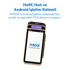 A910SF Mobil Yazar Kasa POS (Ödeme Hizmeti İçinde)