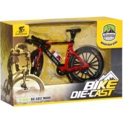 Time Trial Kırmızı Bike Bisiklet 0818-8A Die Cast Metal 1:10 Ölçek