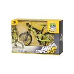 Down Hill Yeşil Bike Bisiklet 0818-6A Die Cast Metal 1:10 Ölçek