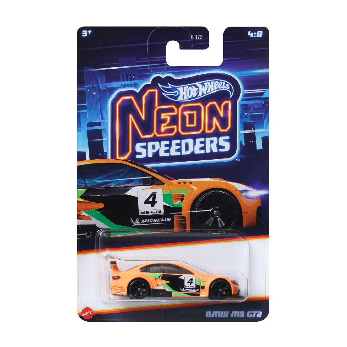 Hot Wheels Arabaları HLH72 Neon Speeders BMW M3 GT2 (YurtDışı)