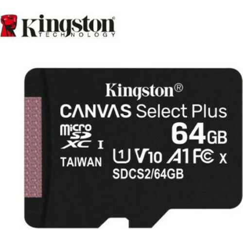 Kingston Canvas Select Plus 64GB 100MB/s SDCS2/64GB Micro SD Kart