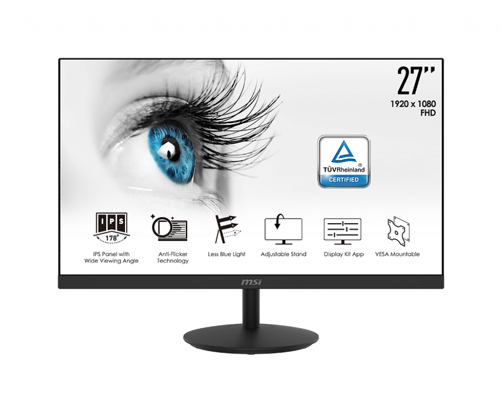 MSI PRO MP271 27'' 5 MS 75 Hz Full HD IPS Monitör