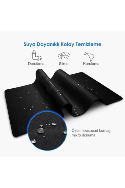 Teknowith 90 Siyah 90x40 Cm XL Gaming Oyuncu Mousepad