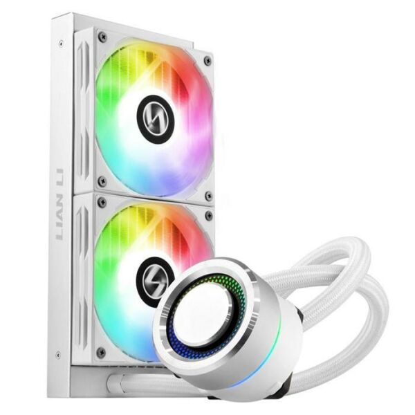 Lian Li Galahad 240 White 240mm RGB Beyaz İşlemci Sıvı Soğutucu