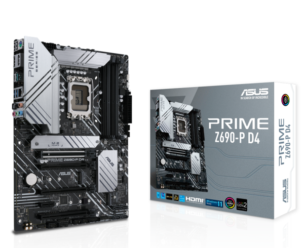 Asus Prime Z690-P D4 5333mhz(OC) DDR4 M.2 1700p RGB ATX Anakart