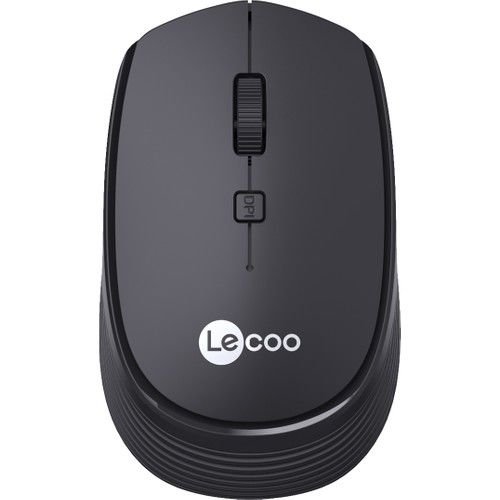 Lenovo Lecoo WS202 Kablosuz 1600DPI 4 Tuşlu Siyah Optik Mouse