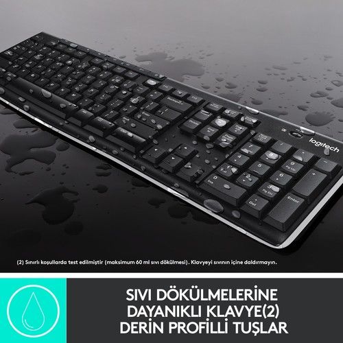 Logitech MK270 920-004525 Kablosuz Klavye Mouse Seti