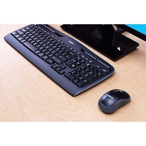 Logitech MK330 Kablosuz Türkçe Klavye Mouse Seti - Siyah