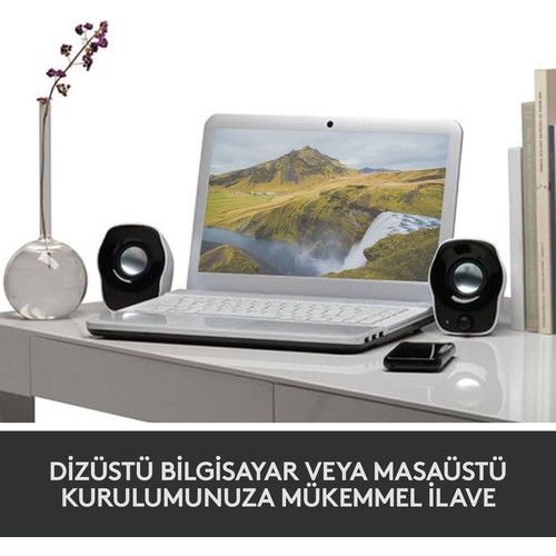 Logitech Z120 USB 2.0 Stereo Hoparlör 2W - Beyaz