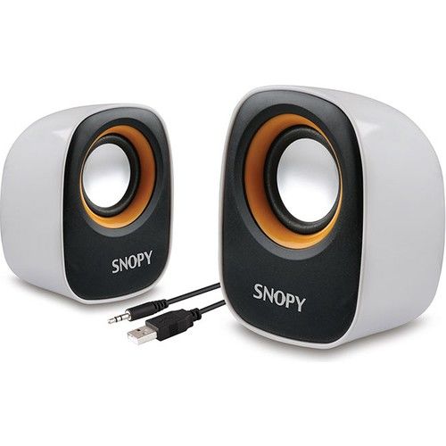 Snopy Sn-120 2.0 Beyaz/Turuncu Usb Hoparlör