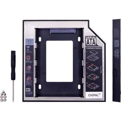 Alfais 4716 9.5mm Sata HDD Harddisk SSD Caddy Kızak Laptop Kutusu