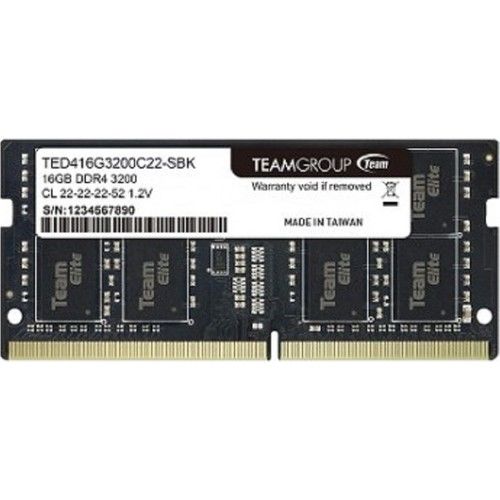 Team Elite 16 GB 3200 MHz DDR4 CL22 TED416G3200C22-S01 SoDIMM Ram