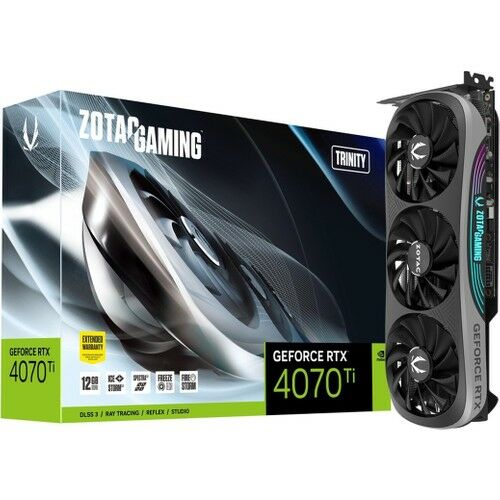 Zotac RTX 4070 TI Trinity ZT-D40710D-10P 12GB 192Bit GDDR6X Ekran Kartı