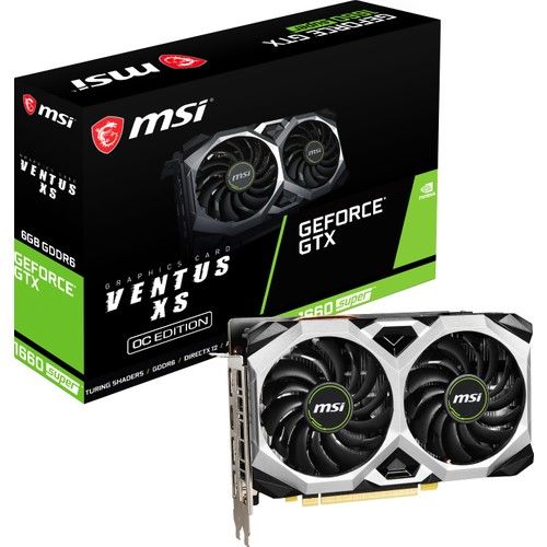 MSI GTX 1660 Super Ventus Xs OC 6GB 192Bit GDDR6 Ekran Kartı