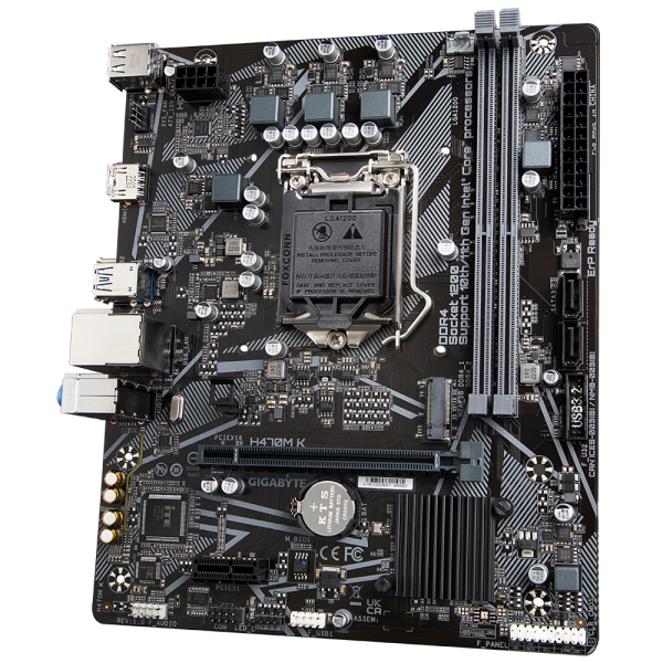 Gigabyte H470M-K Intel LGA1200 DDR4 3200MHz (OC) Micro ATX Anakart