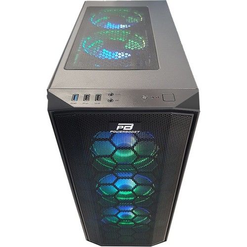 Power Boost X58RGB-650w 80+ USB 3.0 Mesh 6x RGB Fanlı Gaming Kasa