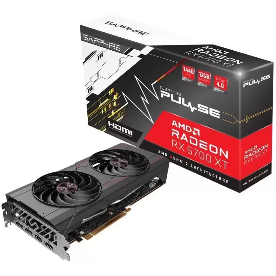 Sapphire RX6700XT Pulse 11306-02-20G 12GB GDDR6 192Bit Ekran Kartı