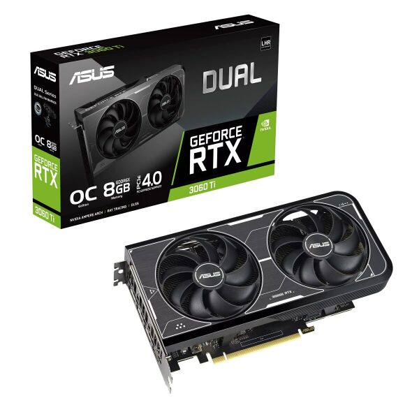 ASUS Dual GeForce RTX 3060 Ti OC Edition 8GB GDDR6X 256Bit Ekran Kartı