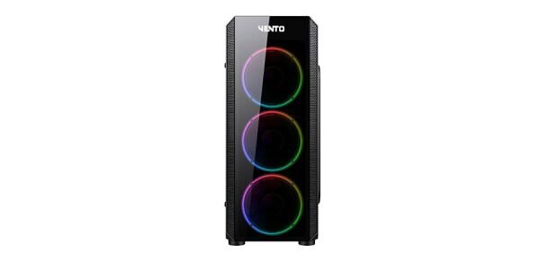 Vento VG04F 650W 80+ Tempered Glass Atx Mid-Tower RGB Gaming Kasa