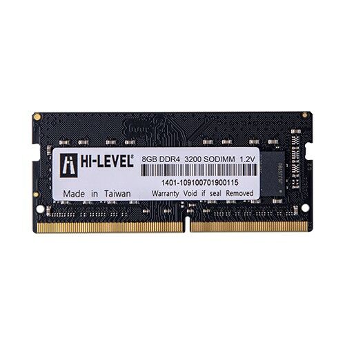 Hi-Level 8 GB DDR4 3200 Mhz 1.2v SoDIMM HLV-SOPC25600D4/8G Notebook Ram