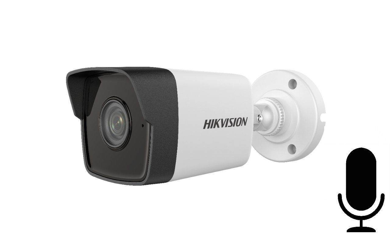 Hikvision DS-2CD1023GO-IUF 2MP 2.8MM Sesli Bullet IP Kamera