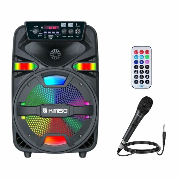 KIMISO QS1290 12” TAŞINABİLİR KARAOKE BLUETOOTH HOPARLÖR