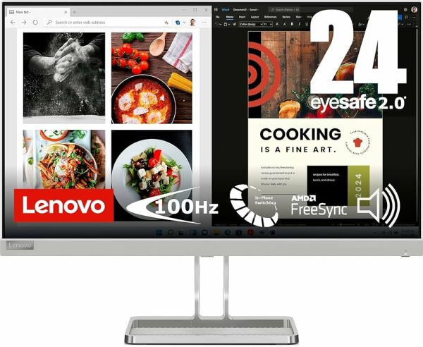 Lenovo L24i-40 23.8 inc 100Hz 4Ms FreeSync FullHD IPS Monitör