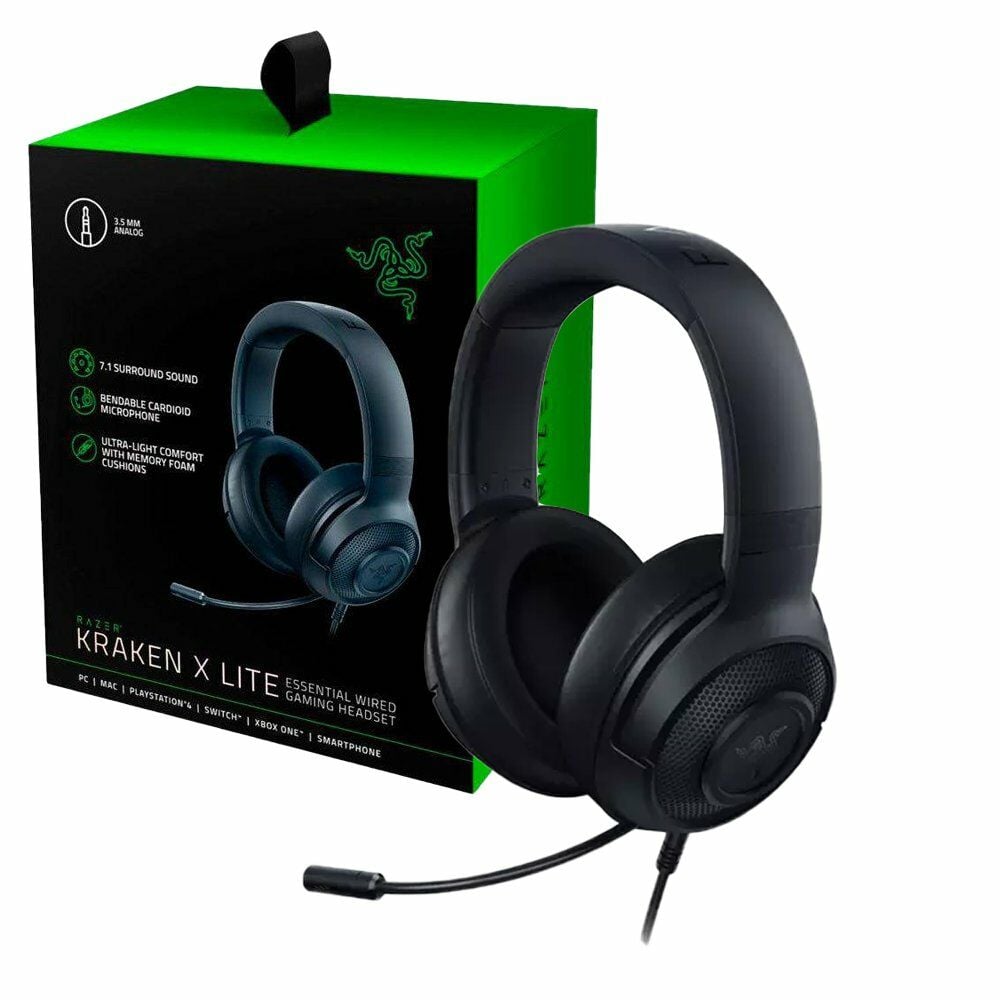 Razer Kraken X Lite RZ04-02950100-R381 7.1 Surround Oyuncu Kulaklığı Siyah