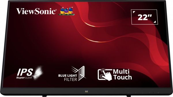 ViewSonic 21.5” TD2230 75Hz 14ms VGA HDMI Display Full HD IPS Dokunmatik Monitör