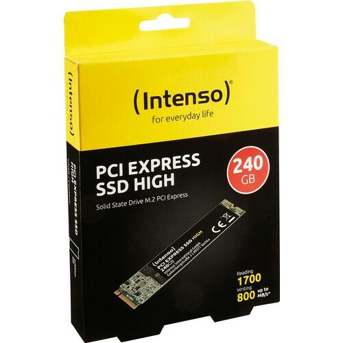 Intenso High 240GB 1700/800MB/s Nvme Pcie M.2 SSD